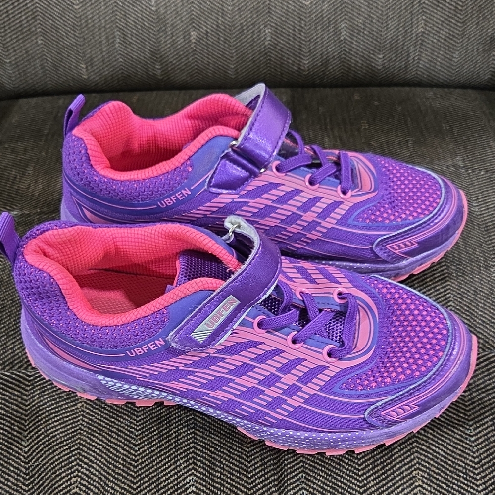 Kids Purple and Pink Sneakers